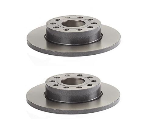 Audi VW Brakes Kit - Pads and Rotors Rear (260mm) (Ceramic) 8E0698451J - Brembo 1534735KIT